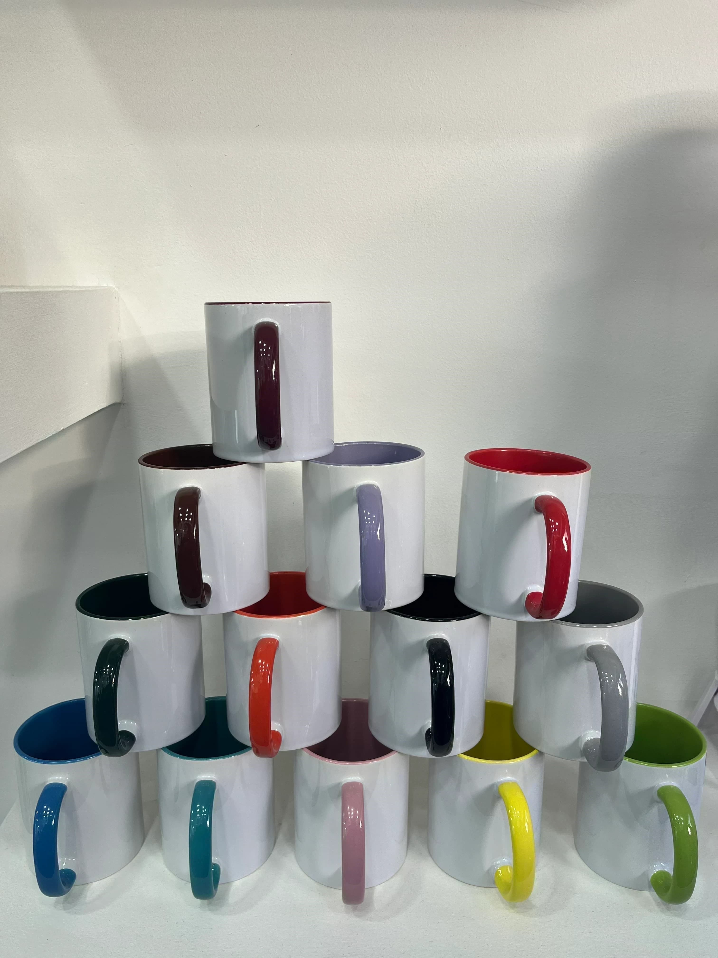 Mug Fondo Color 11 Onz-MUG:Amarillo