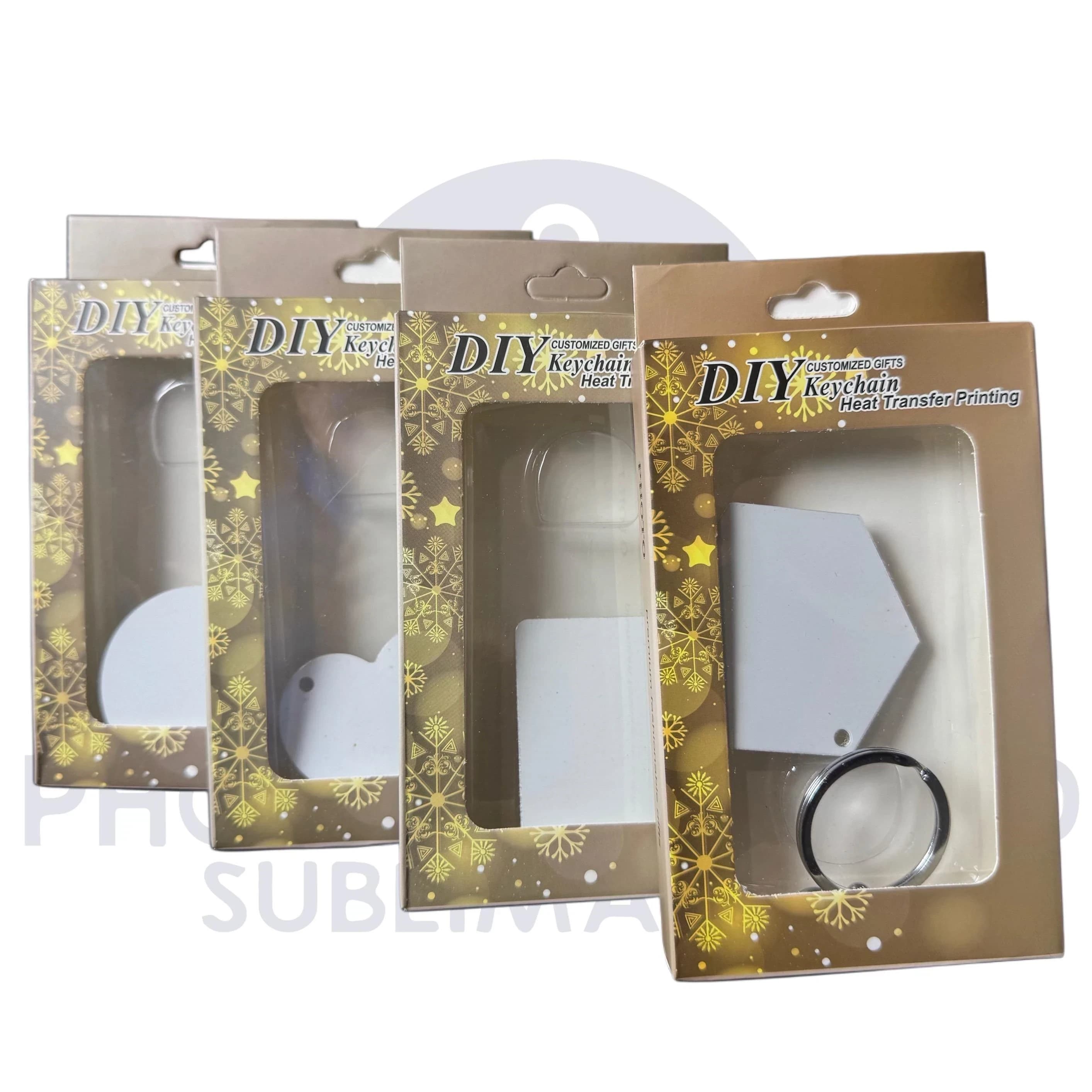 Llavero En Aluminio Doble Cara-FIGURA:CORAZON